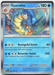Gyarados 043/193 Paldea Evolved Holo Rare