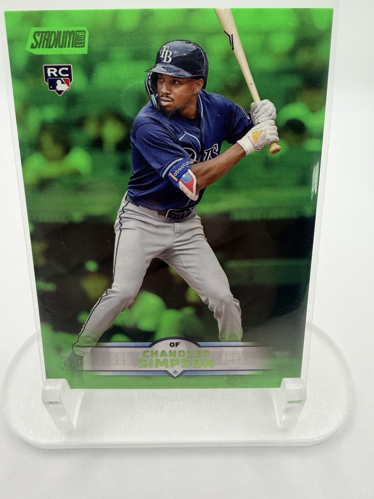 2025 Topps Stadium Club - Chandler Simpson #103 Lime Green Foil (RC)