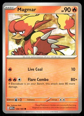 Magmar 126/165 - 151 - Common NM