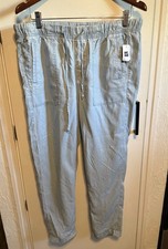 NWT GAP 1969 LYCOCELL/TENCEL PULL ON DRAWSTRING WAIST PANTS SZ L LARGE