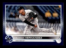 2022 Topps #9 Elieser Hernandez Royal Blue
