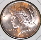 1922 Peace Silver Dollar - Uncirculated