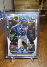 2023 Bowman - Chrome Prospects Austin Charles #BCP-17 Atomic Refractor (RC)