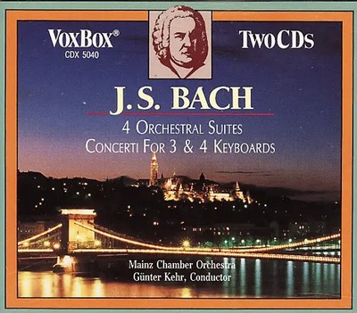 CD-BOX Bach 4 Orchestral Suites/Concerti For 3 & 4 Harpsichords voxbox