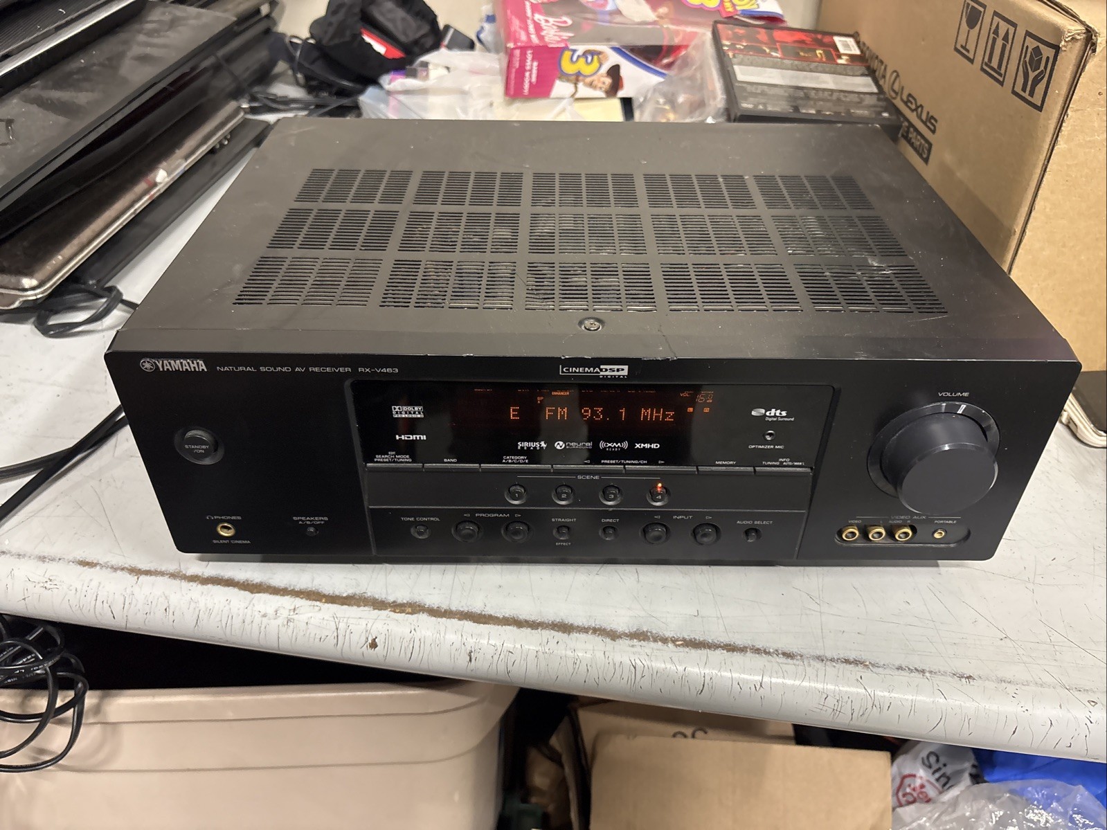Yamaha RX-V463. 5.1 Channel Home Theater Receiver Tested And