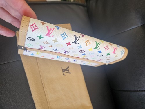 Portafoglio Wallet TAKASHI Murakami Per LOUIS VUITTON MULTICOLOR WHITE MONOGRAM - Imagen 4 de 24