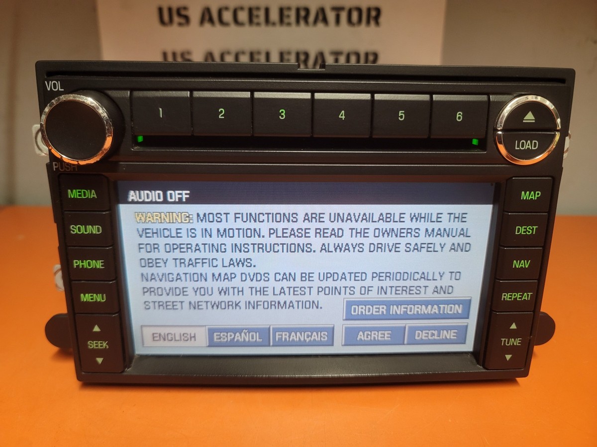 OEM FORD F150 TOUCHSCREEN w/ NAVIGATION GPS DVD Radio 6 CD DISC