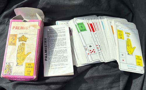 Vintage Palmistry Karten 56 Karten mit Booklet