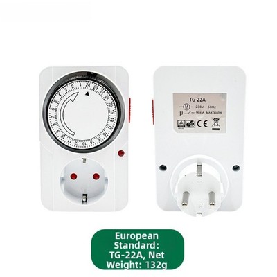 Steckdose Zeitschaltuhr 24 Stunden digital elektrisch für Gerätesicherheit