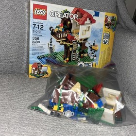 Lego Creator 3-in-1 Treehouse Lakeside Hut Farmyard Barn 31010 Retired 2013