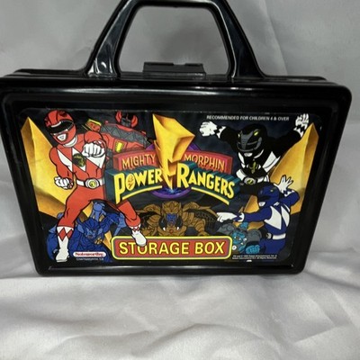 Noteworthy Mighty Morphin Power Rangers Plastic Storage Box Lunchbox