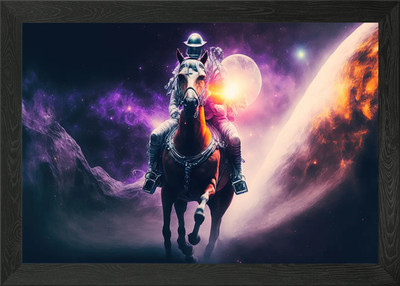 Eine majestätische Bestie Gerahmtes Wandbild Poster Leinwanddruck Bild