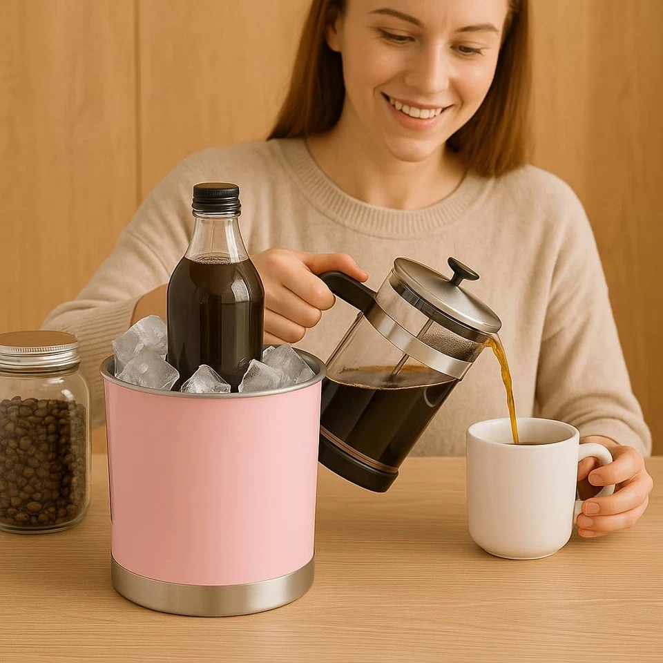 Держатель для посуды из нержавеющей стали — 7-дюймовый очень большой органайзер для инструмента для приготовления пищи в комплекте... - Изображение 3 из 4