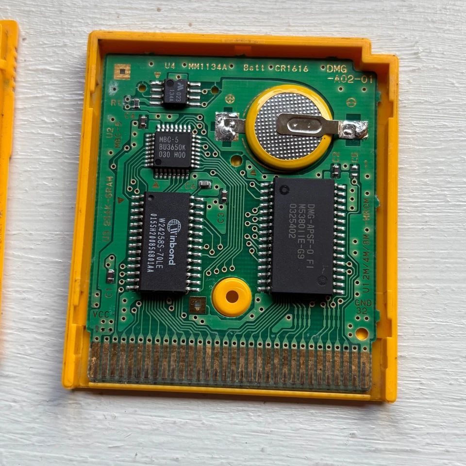 Pokemon Jaune Officiel 2000 Gameboy | Nintendo Game Boy - Photo 3/4