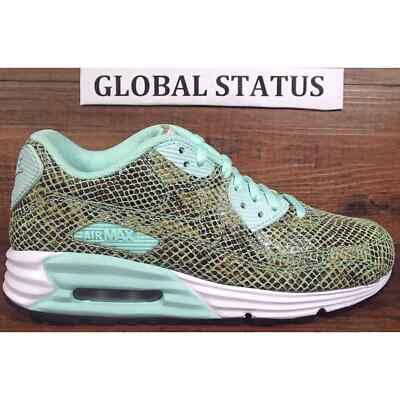 WOMENS NIKE AIR MAX LUNAR 90 ID SNAKESKIN RUNNING SHOES SIZE 6 ( 708288 991 )