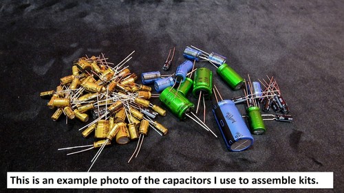 Stereo Amplifier SAE TWO A7 Repair KIT - all capacitors - Picture 16 of 16