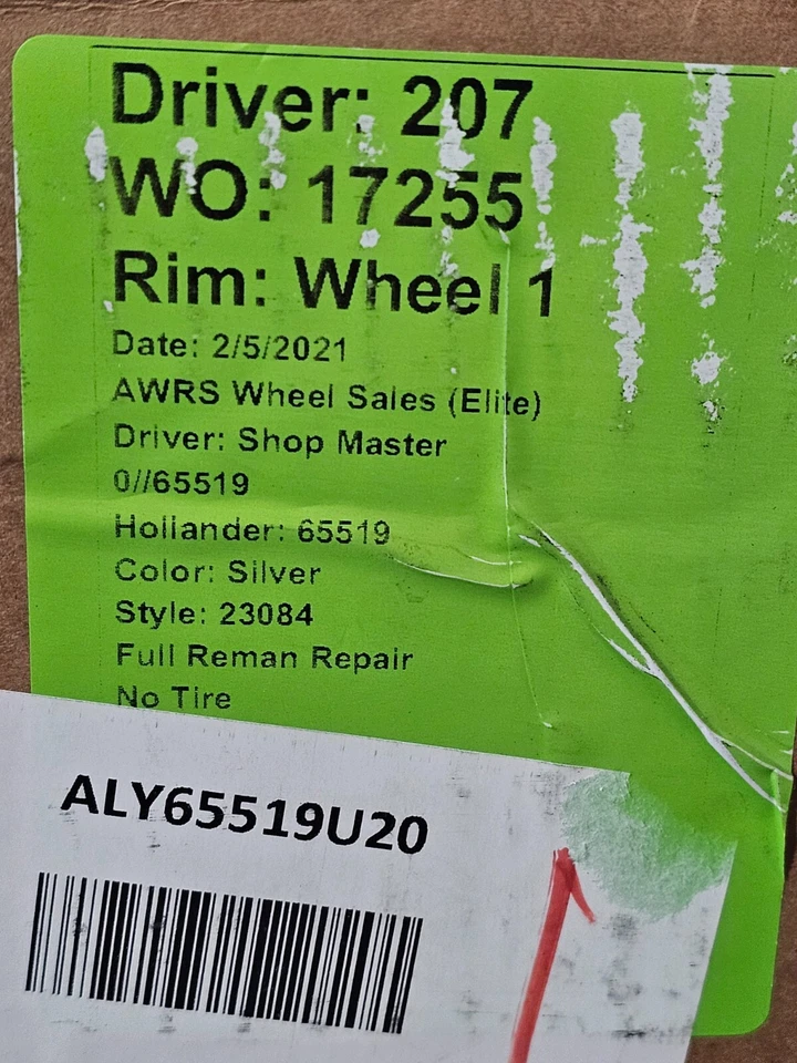 (QTY 1) Восстановленный обод колеса Mercedes-Benz R320 2007 19x8,5 5x112 64 мм - Изображение 3 из 4