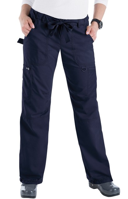 Koi Women S Lindsey Ultra Comfortable Cargo Style Scrub Pants Navy Tall Small For Sale Online Ebay