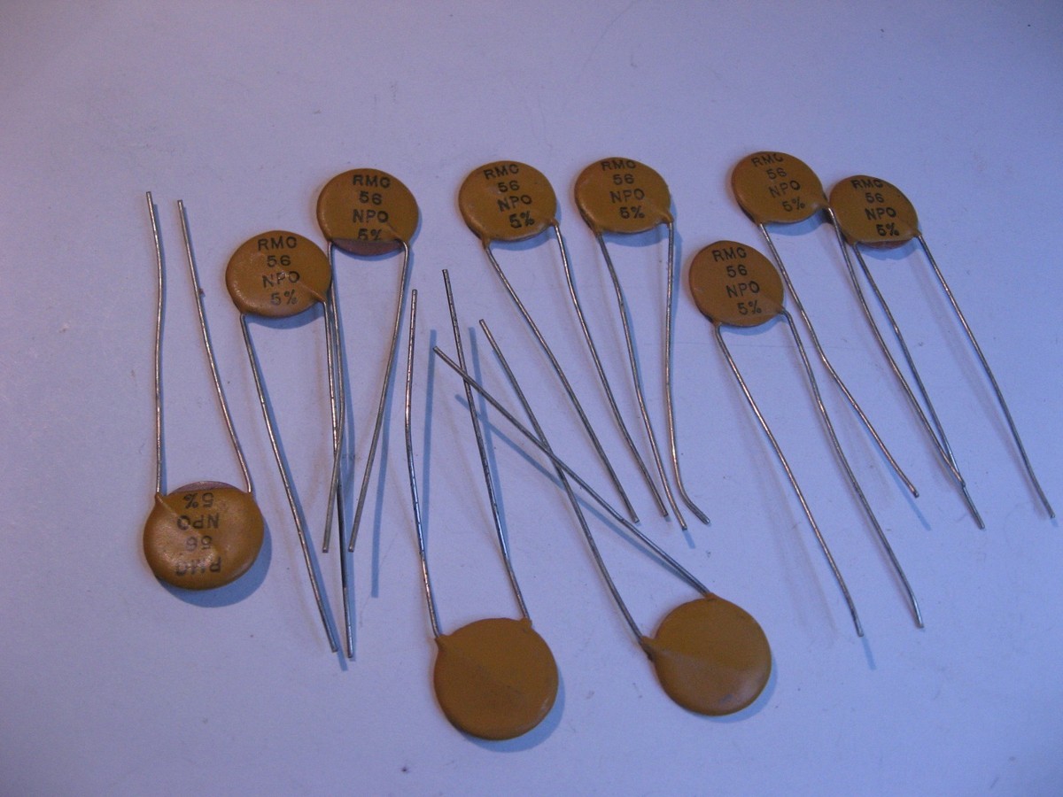 Capacitor Ceramic Disc 56pF 500V 5% RMC NPO - NOS Qty 10 | eBay