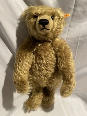 Rare Retired Steiff Bear Germany Growler Mohair 17 Inch #004810 Jointed 