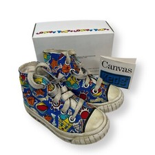 Vintage 1993 Keds Looney Tunes Shoes Sneakers All Over Canvas Print Size Youth 7