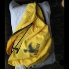Expo 2000 Hanover Yellow Cross Over Body Back Pack Bag Hook & Loop Crossbody — photo 1