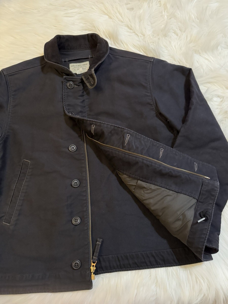 RRL Double RL Ralph Lauren Cotton Deck Jacket Dark Navy