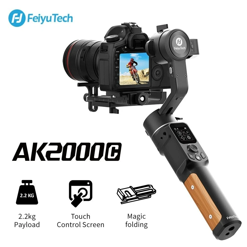 FEIYUTECH AK2000C 3 Axis Foldable Camera Stabilizer Gimbal For