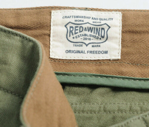 Red Tornado Vintage P44 HBT Military Trousers Men's Workwear Army Casual Pants - Picture 19 of 31