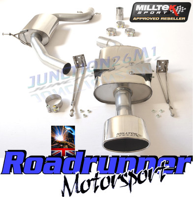 MILLTEK LEON CUPRA K1 2009 EDELSTAHL AB KAT AUSPUFFANLAGE RESONANZ LEISER