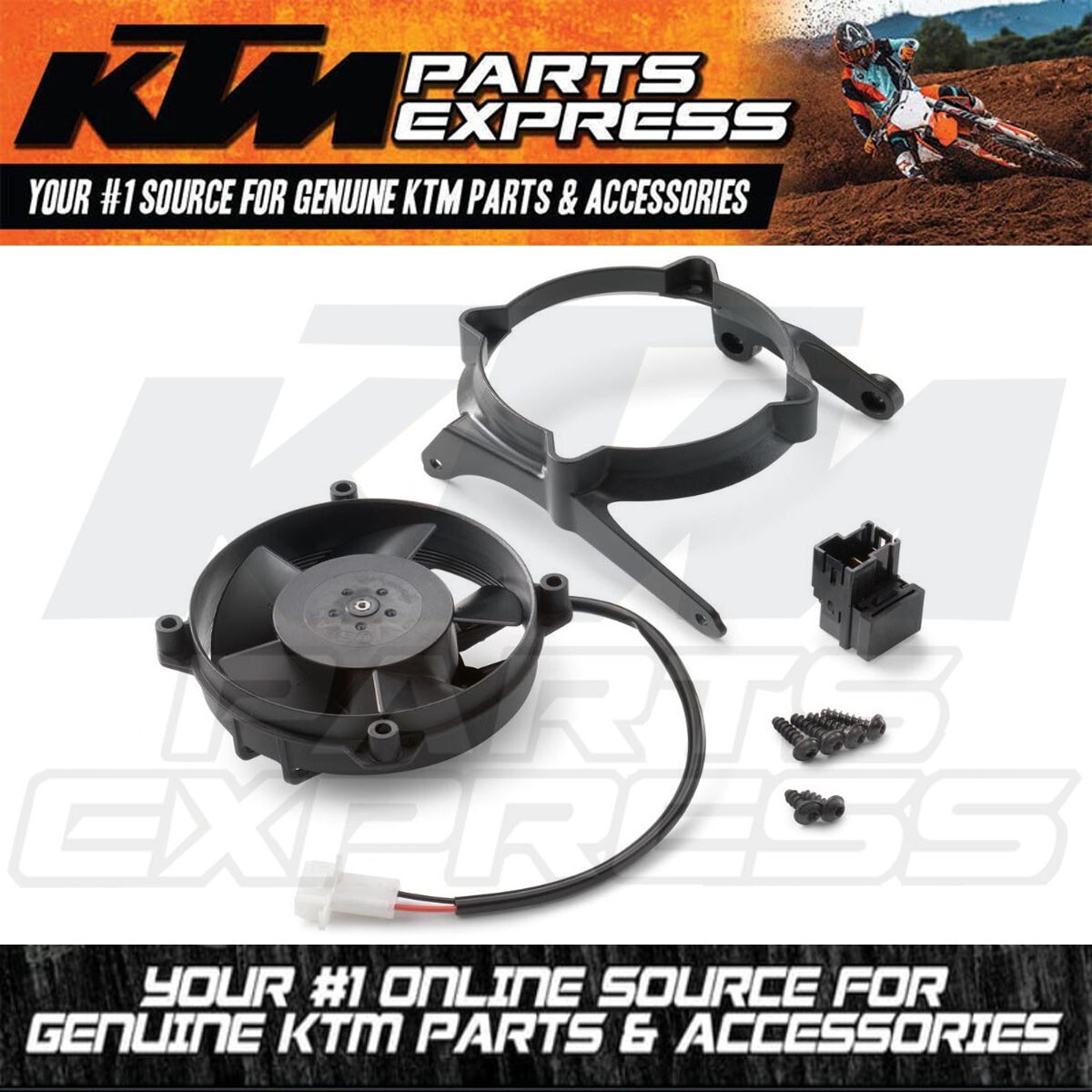 NEW OEM KTM GAS GAS RADIATOR FAN COMPLETE 125 150 250 300 350 250F