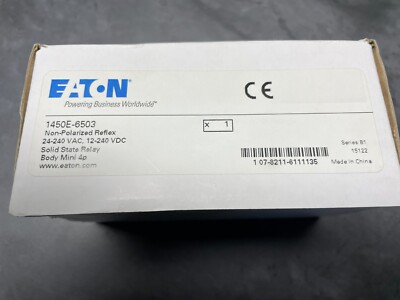 Sensore Fotoelettrico Eaton 1450E-6503, Rilevamento 9 Metri, Connettore 4 Pin - 4