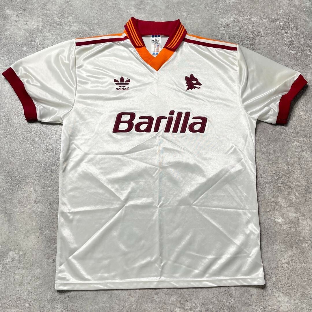 adidas アディダス　ASローマ　1993年復刻版ユニフォーム Tシャツ adidas アディダス ASローマ 1993年復刻版ユニフォーム Tシャツ