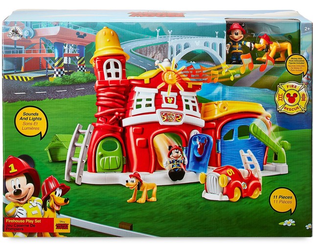 mickey mouse firehouse playset