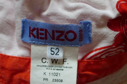 Kinder- Sonnen-Mütze von KENZO-Junior für Sommer rot Gr. 52 gebraucht - Bild 5 von 5