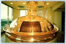 c1960 Olympia Washington WA Postcard Copper Kettle Brewing Company Interior View