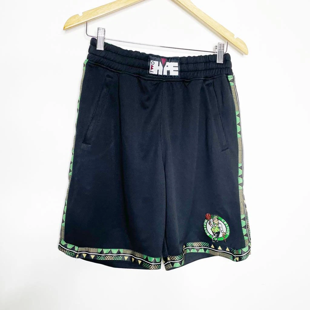 Boston celtics black best sale shorts