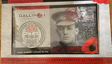 AUSTRALIAN PNC: 2015 THE GALLIPOLI COLLECTION - ALBERT JACKA MEDALLION #LF322