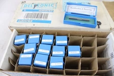 12 New Deltronic Plug Gauge Set in Box 0.2500 0.8750 0.3754 0.6299 0.3763 0.6825