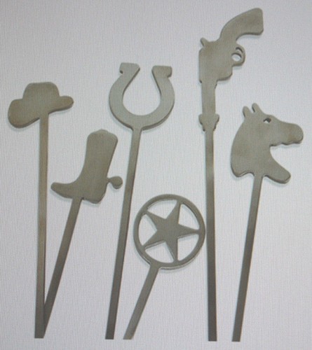 Juego de 6 pinchos de barbacoa Lone Star - Imagen 4 de 8