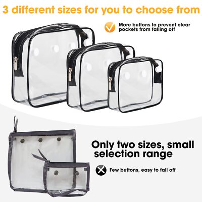 Bog Bag LETGO Packs Clear Pouch Bag Accessories For Bogg Bag