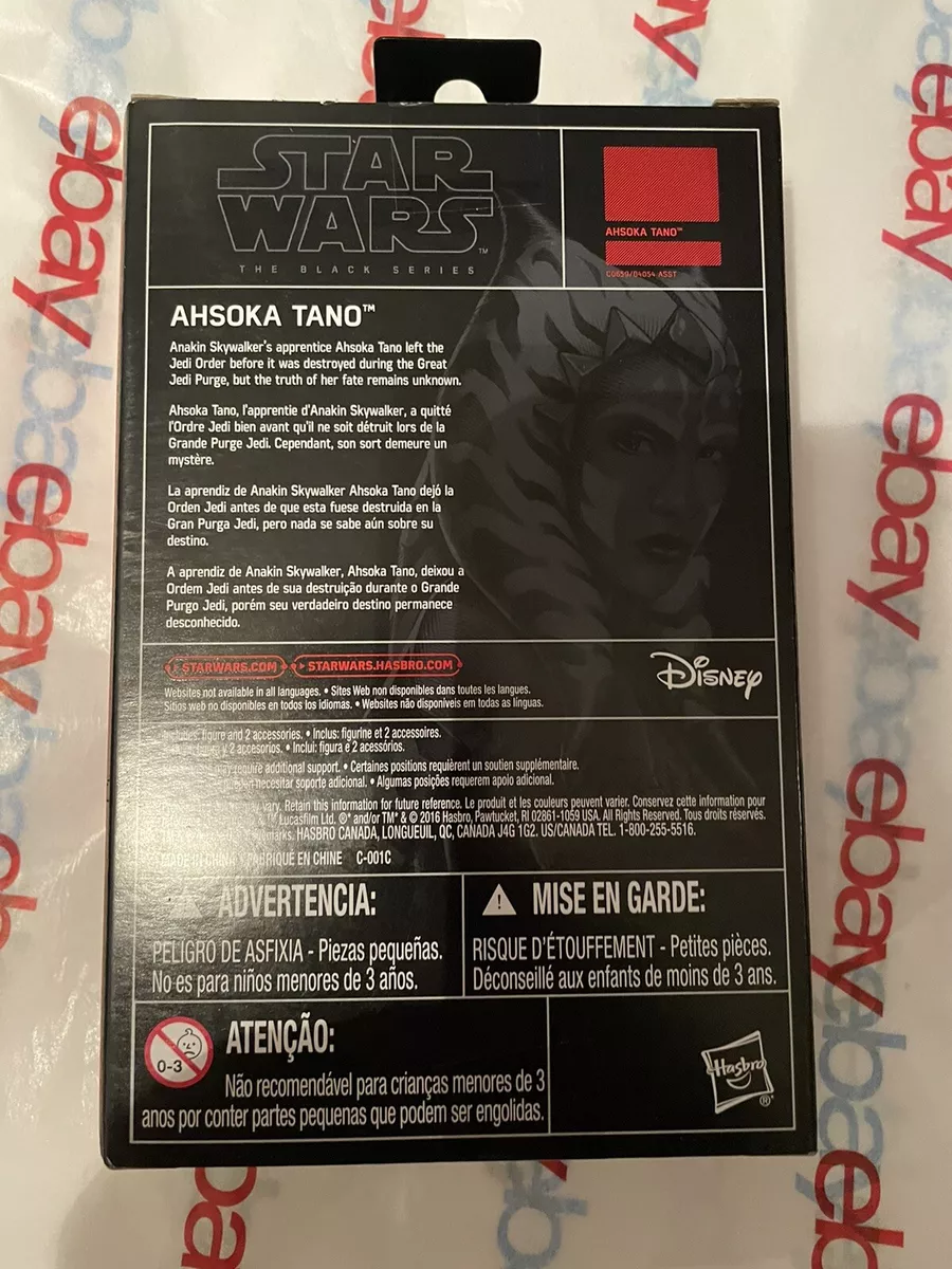 STAR WARS AHSOKA TANO BLACK SERIES 3.75 INCH