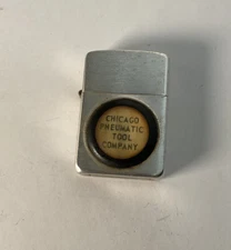 1967 Flip Top Lighter Chicago Pneumatic Tool Co Made in USA