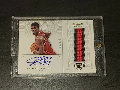 2012/13 National Treasures Jimmy Butler Rookie Patch Auto BGS 9.5/10? RC 3 Color