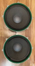 Wharfedale Vintage Woofers 15” W15 Rs Alnico Speakers 10.4 Ohm Tested Lot Of 2