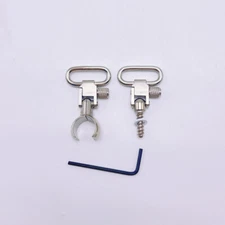 S3912 QD Sling Swivels Lever Action Split Band (0.64-0.66'') Silver / Black