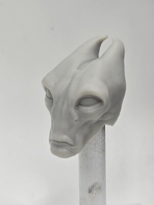 3d Printed MASS EFFECT SALARIAN Head 1:10 7'' LEGENDS COMIC MULTIVERSE