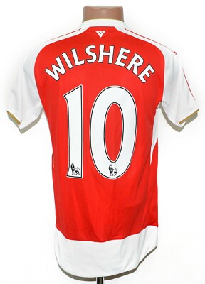 ARSENAL LONDON 2015/2016 HOME FOOTBALL SHIRT WILSHERE #10 PUMA
