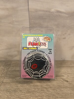Vintage Fearless Co.  Milk Caps/Pogs 8 Custom Cut W/2 Slammers *NEW*