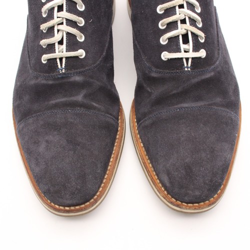 Church’s Hirst 2 Herren Größe UK 8 F blau marineblau Wildleder Kappe Zehe Oxford elegante Schuhe - Bild 10 von 14